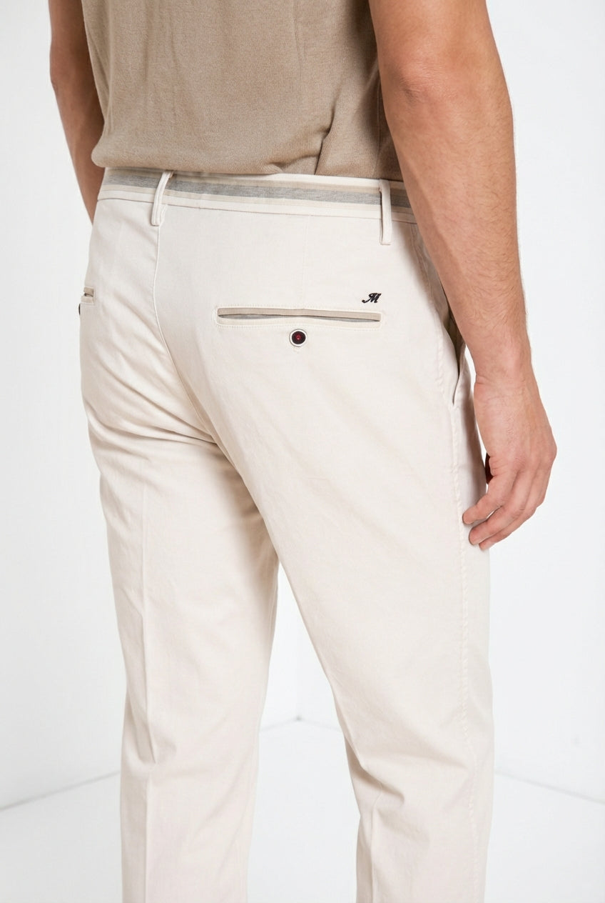 Torino Summer Hose Chino Herren aus Baumwoll und Lyocell Twill slim fit