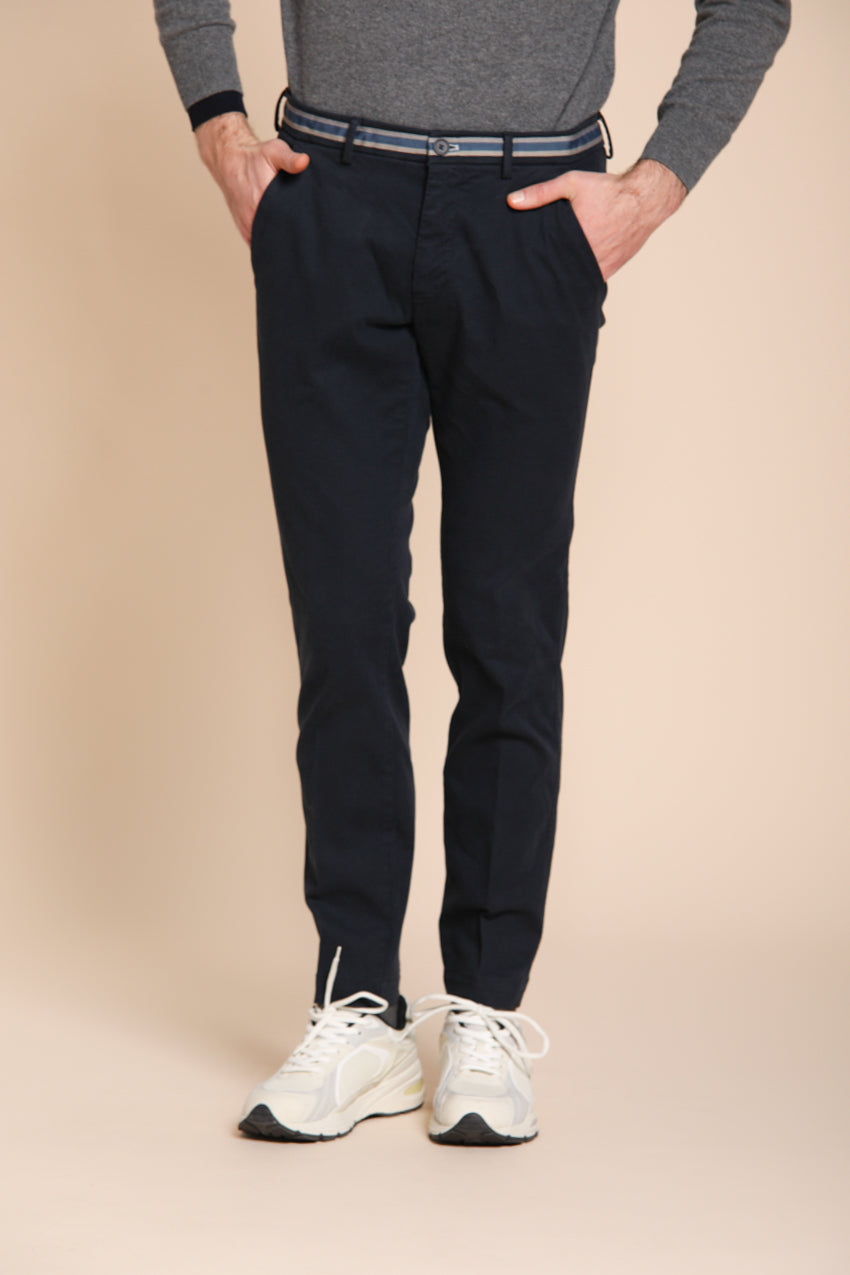 Torino Winter Herren Chinohose aus Stretch-Gabardine Slim Fit