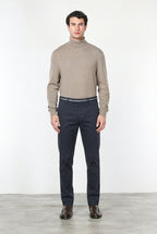 Torino Winter pantalone chino uomo in gabardina stretch slim fit