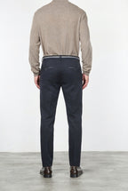 Torino Winter pantalone chino uomo in gabardina stretch slim fit