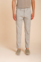 Torino Elegance Hose Chino Herren aus feinem Baumwoll und Lyocell Tricotine slim fit