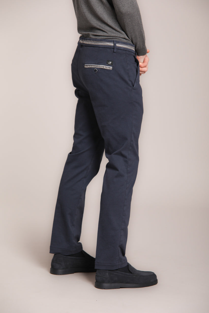 Torino Elegance Herren Chinohose in Stretch-Diagonal Slim Fit