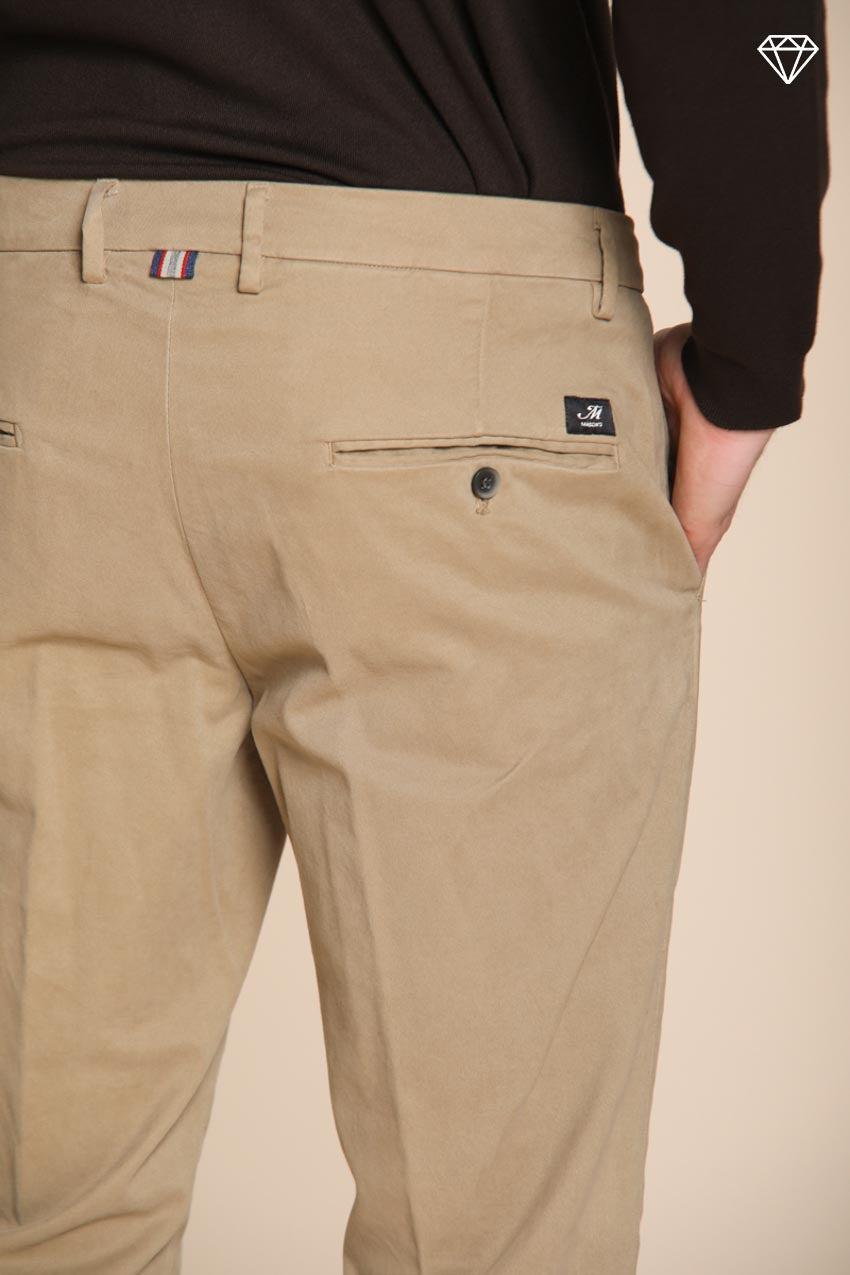Torino pantalon chino homme en gabardine slim fit ①