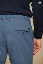 Foto 2 Torino pantalone chino uomo in gabardina slim fit ①