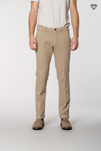 Torino pantalone chino uomo in cotone cashmere slim fit ①