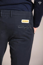 Foto 2 Torino pantalone chino uomo in cotone cashmere slim fit ①