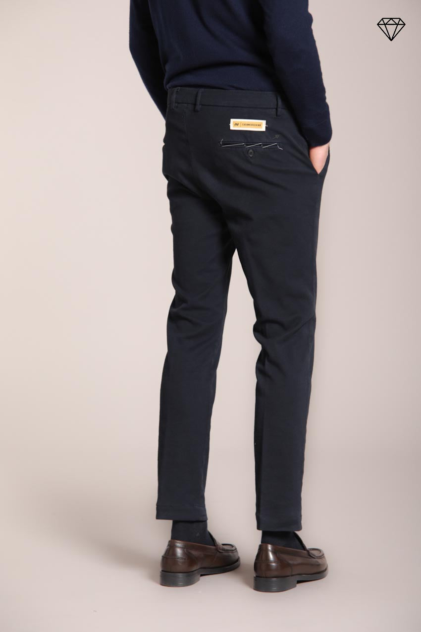 Foto 3 Torino pantalone chino uomo in cotone cashmere slim fit ①