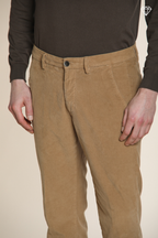 Foto 2 Torino pantalone chino uomo in velluto 1500 righe slim fit  ①