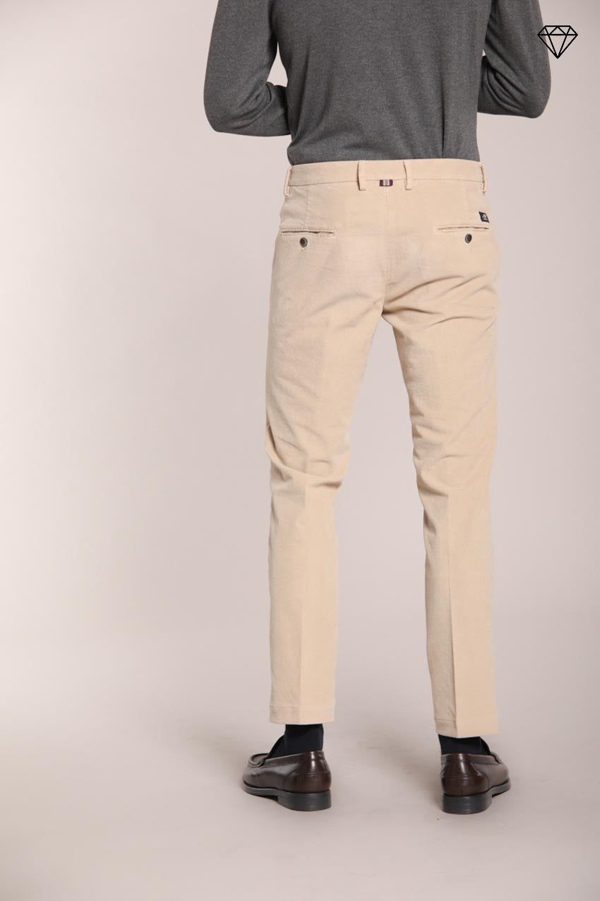 Foto 4 Torino pantalone chino uomo in velluto 1500 righe slim fit  ①