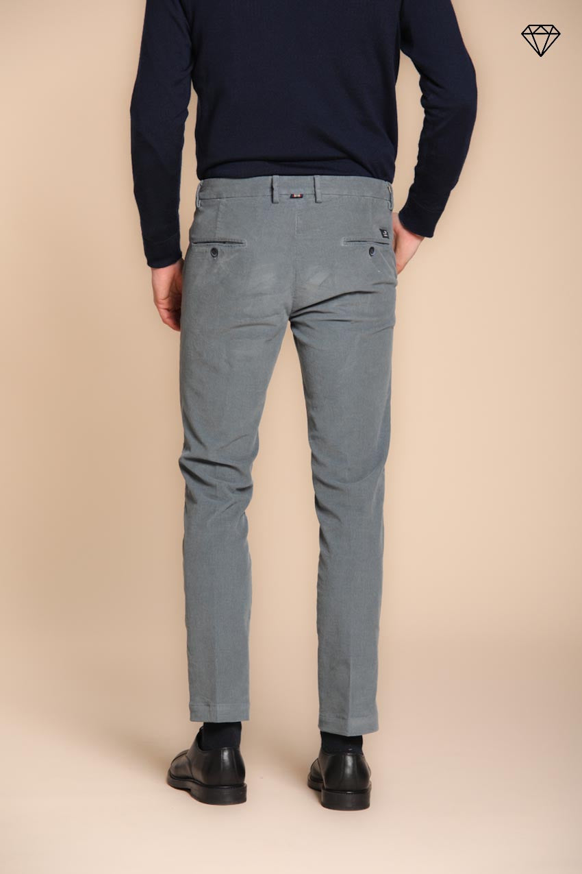 Foto 5 Torino pantalone chino uomo in velluto 1500 righe slim fit  ①