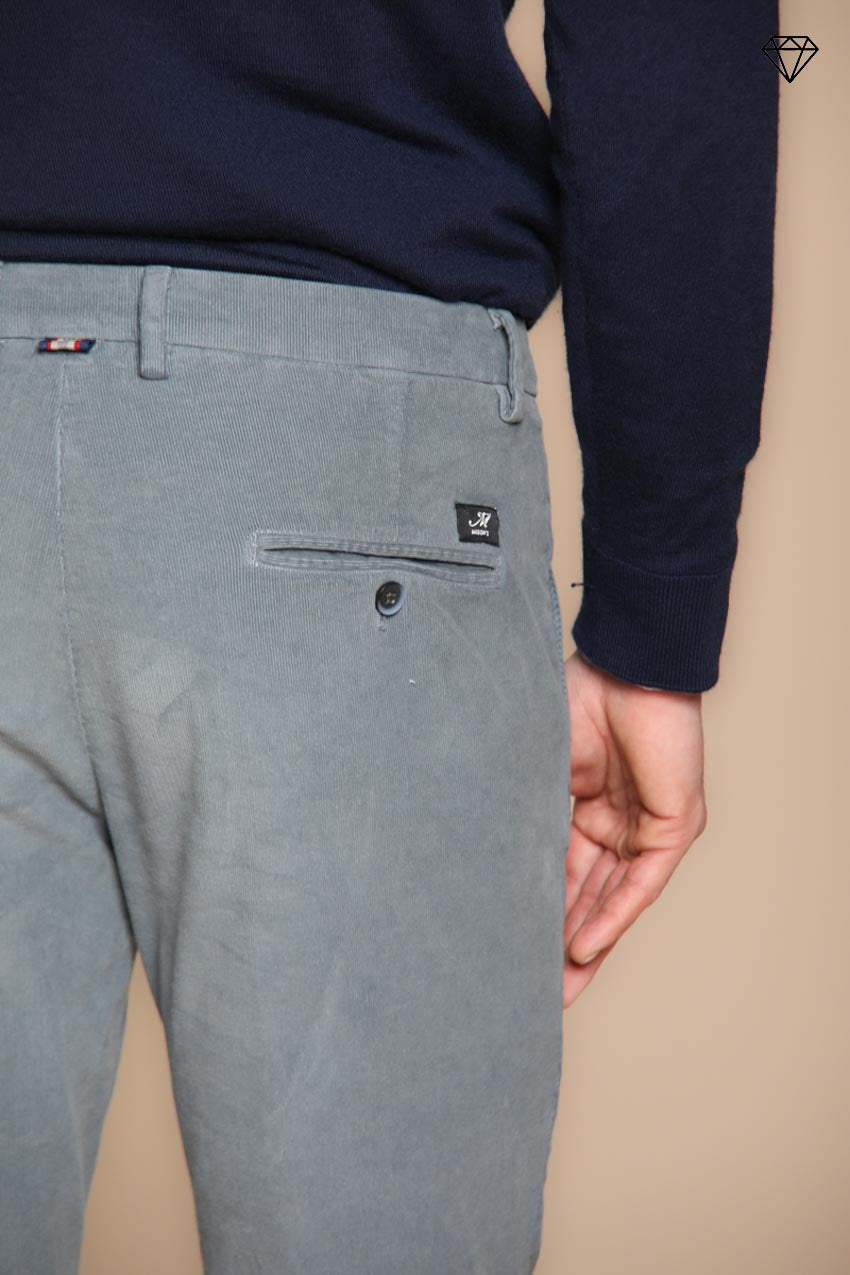 Foto 2 Torino pantalone chino uomo in velluto 1500 righe slim fit  ①