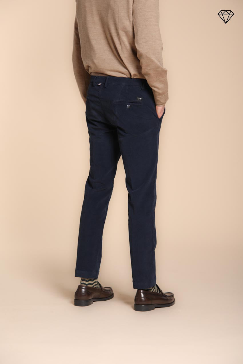 Foto 4 Torino pantalone chino uomo in velluto 1500 righe slim fit  ①