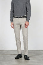 Torino pantalone chino uomo in velluto 1000 righe slim fit ①