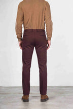 Torino Flex Chinohose für Herren aus Satin, Slim Fit ①
