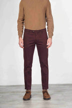 Torino Flex Chinohose für Herren aus Satin, Slim Fit ①