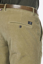 Torino pantalone chino uomo in velluto 1000 righe slim fit ①