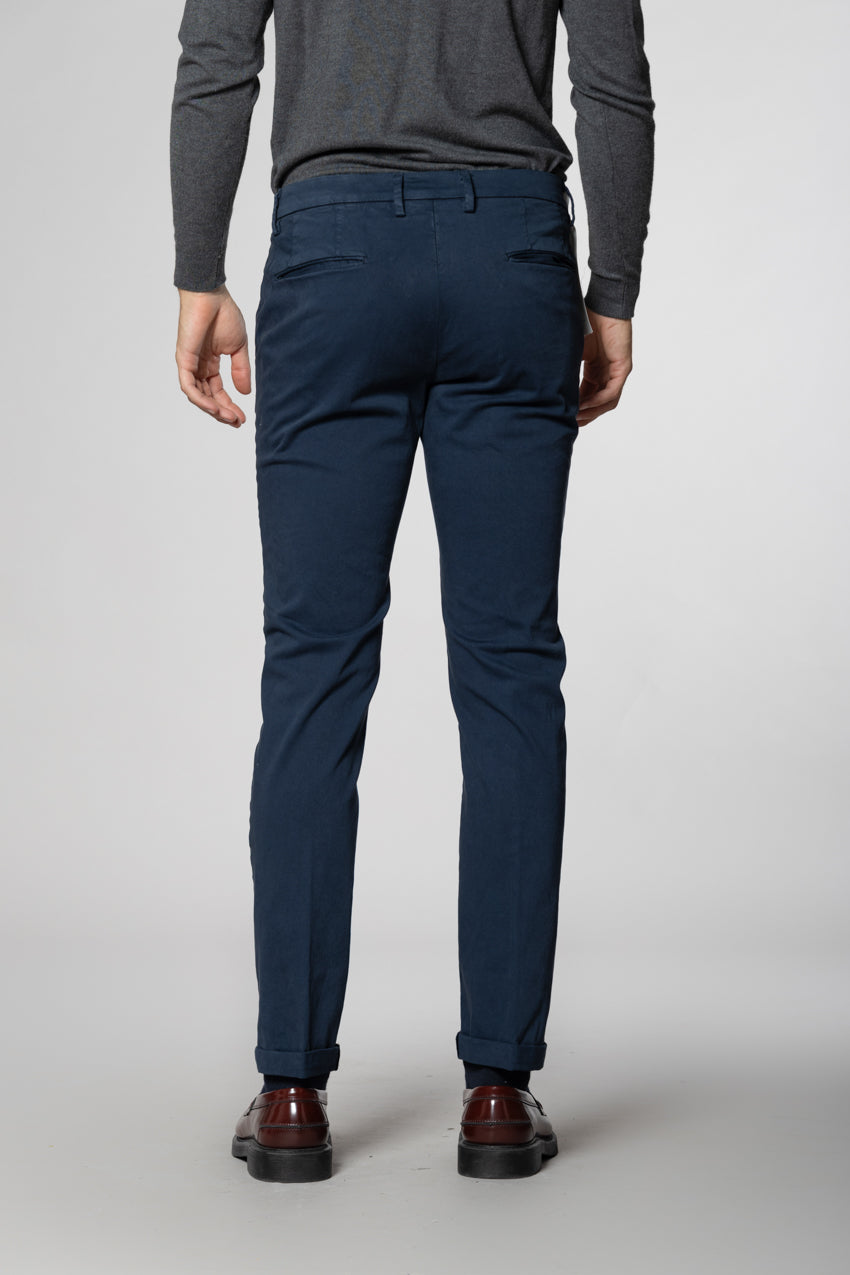 Torino Flex men's chino pants in satin slim fit