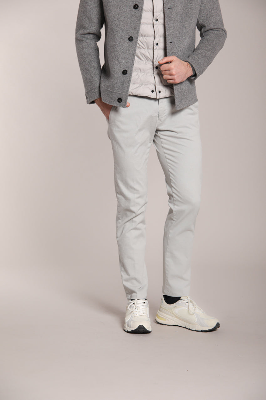 Torino Flex men's chino pants in satin slim fit