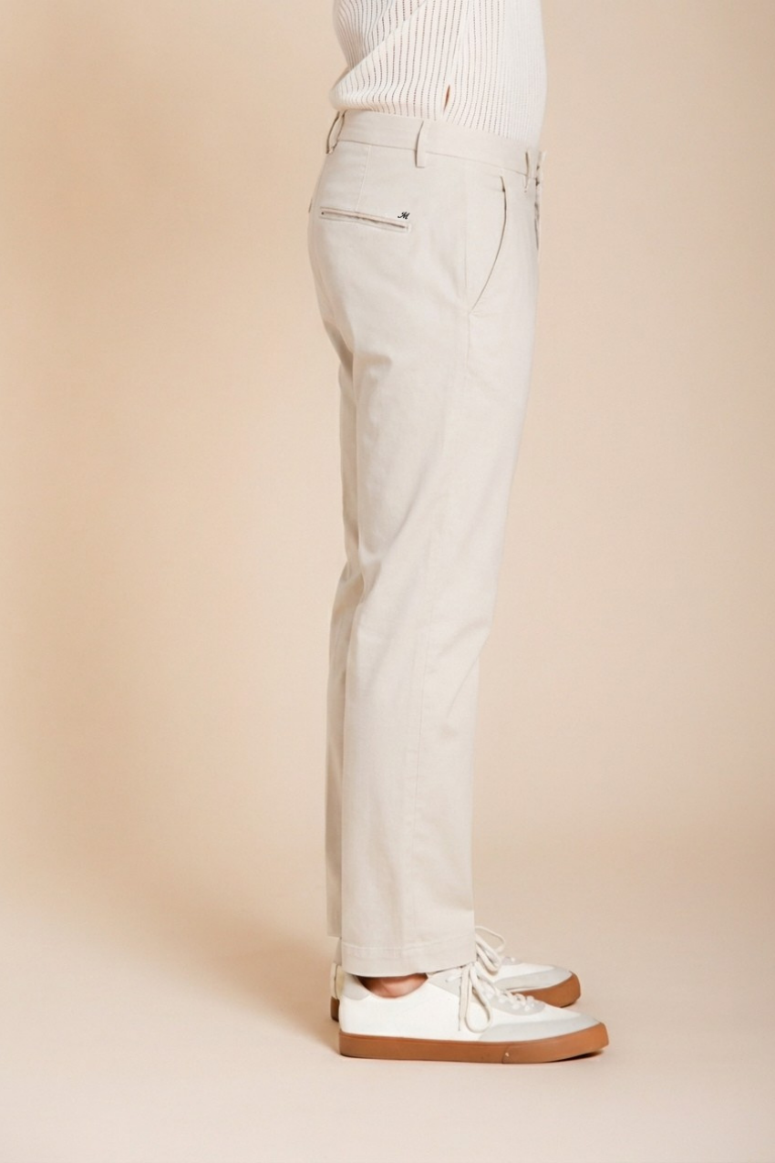 Torino Flex pantalon chino homme en gabardine stretch slim fit ①