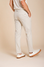 Torino Flex pantalon chino homme en gabardine stretch slim fit ①