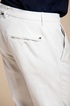 Torino Flex men's chino pants in stretch gabardine slim fit ①