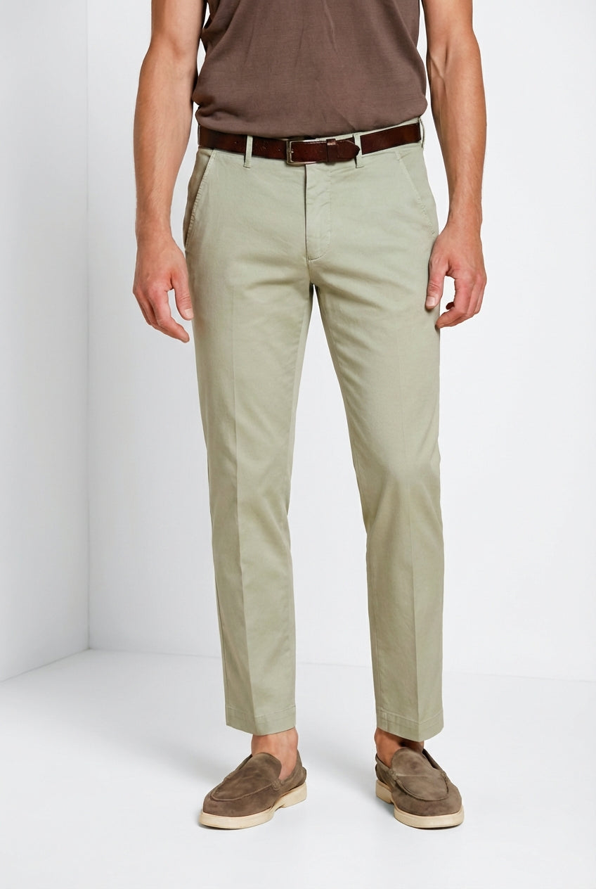Torino Flex Herren Chino Hose aus Stretch-Gabardine slim fit ①
