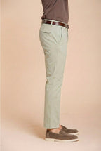 Torino Flex men's chino pants in stretch gabardine slim fit ①
