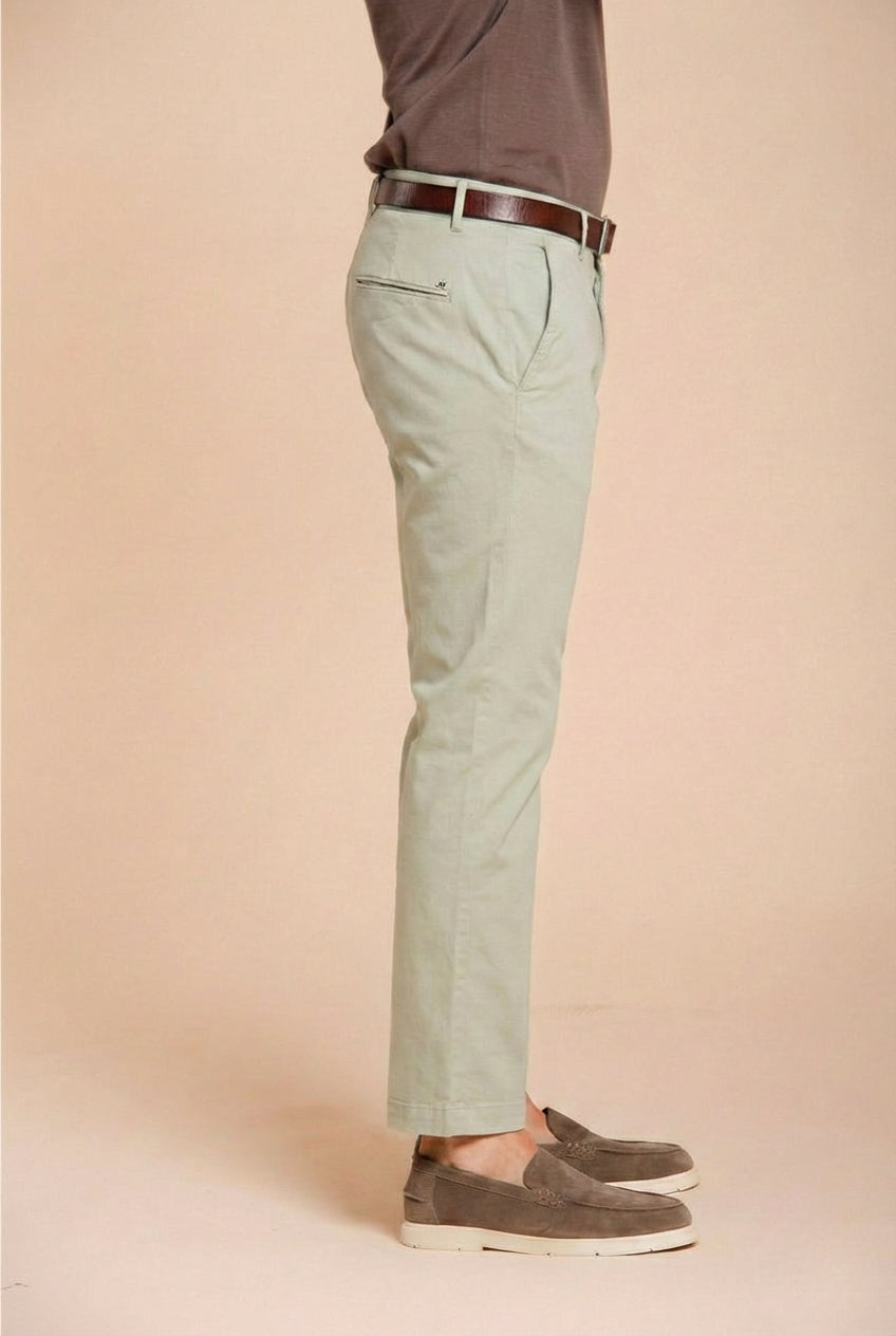 Torino Flex men's chino pants in stretch gabardine slim fit ①