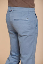 Torino Flex pantalone chino uomo in gabardina stretch slim fit ①
