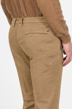 Torino Flex men’s chino pants in satin with slim fit ①
