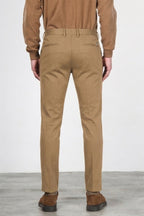 Torino Flex men’s chino pants in satin with slim fit ①
