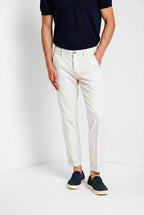 Torino Flex pantalon chino homme en gabardine stretch slim fit ①