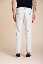 Torino Flex men's chino pants in stretch gabardine slim fit ①