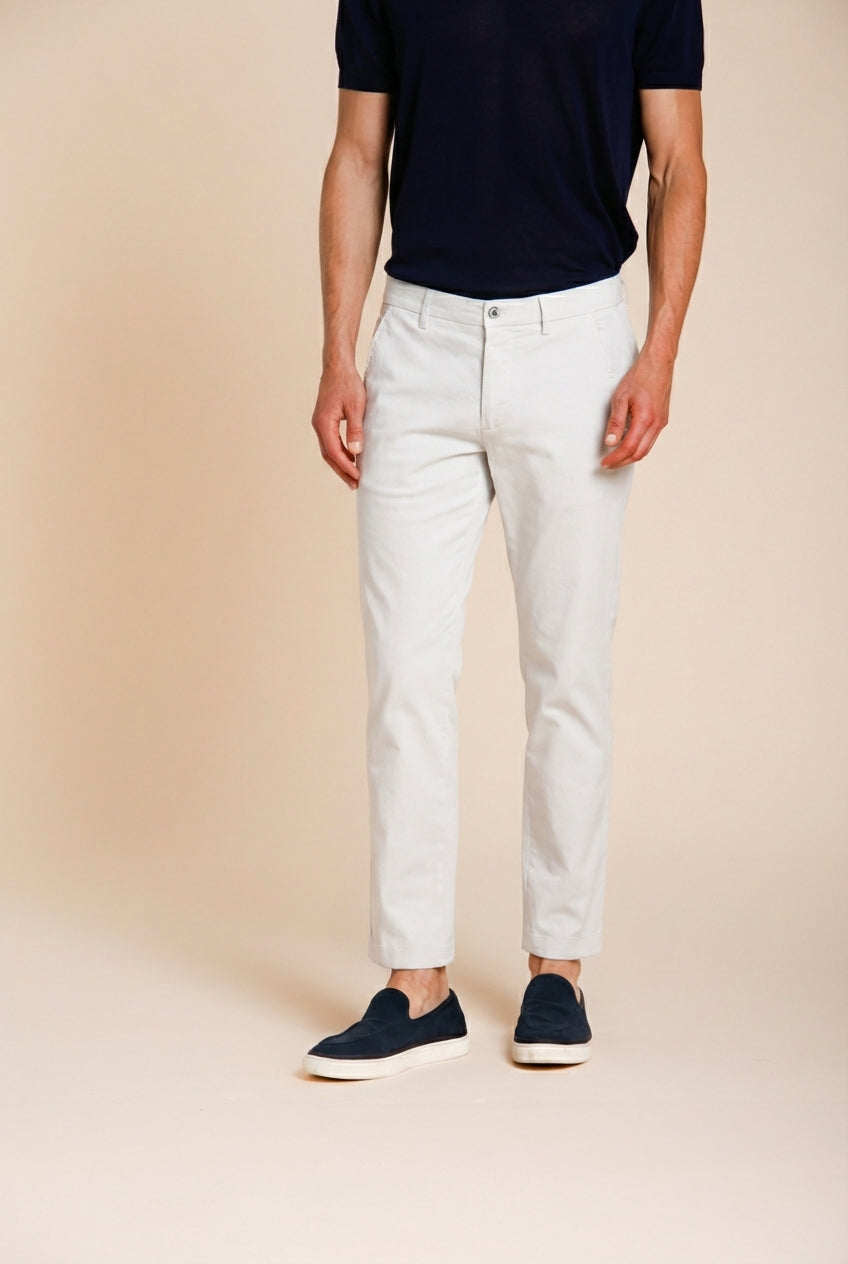 Torino Flex men's chino pants in stretch gabardine slim fit ①