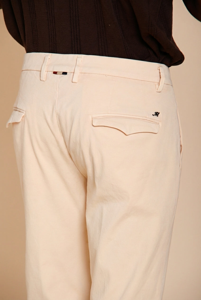Torino 1 Pinces Flex pantalon chino homme en gabardine super stretch slim fit