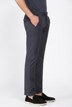 Torino City Icon Flex men's chino pants in stretch cotton and linen cavallery slim fit