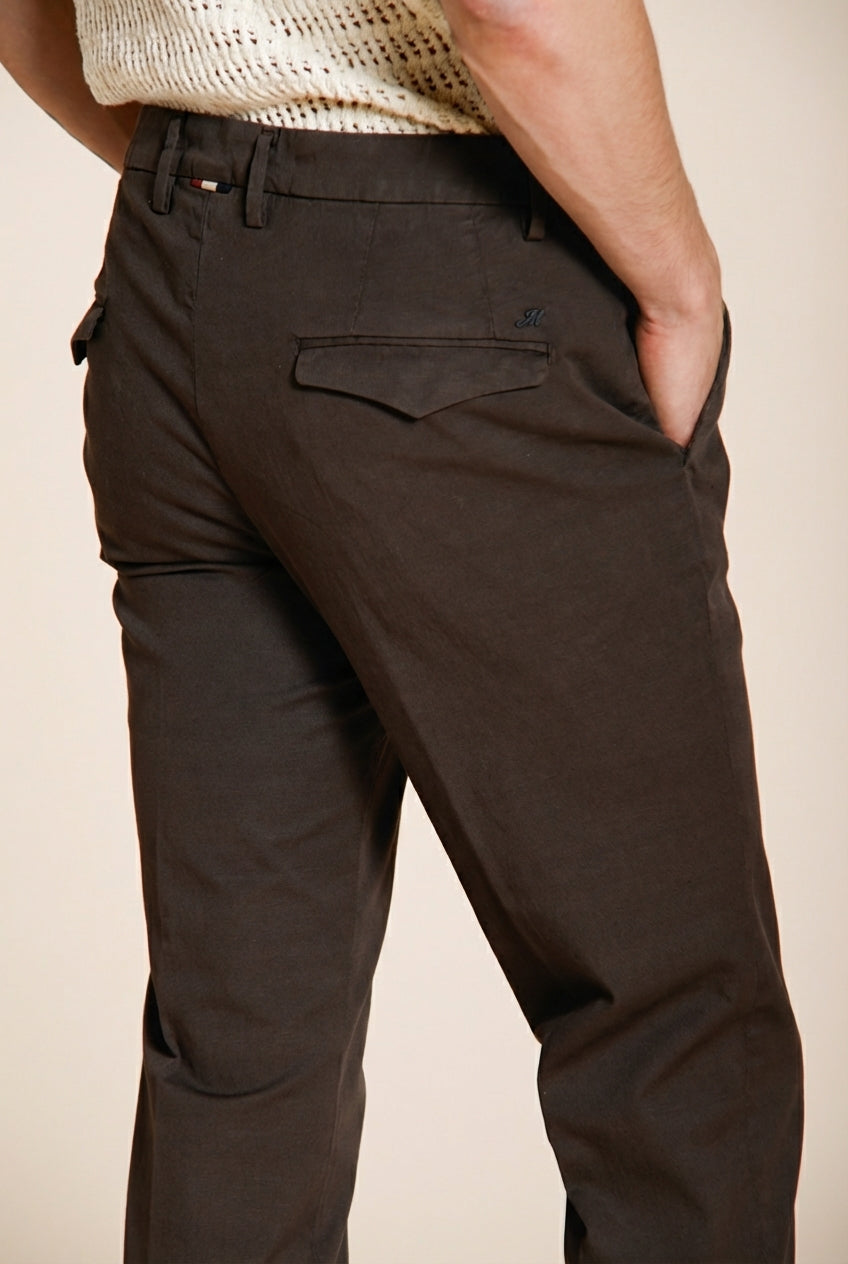 Torino City Icon Flex Hose Chino Herren aus Cavallery aus Baumwolle und Leinen Stretch slim fit