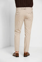 Torino City 1 Pinces pantalone chino uomo in jersey slim fit
