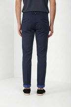 Torino City Travel men's chino pants technical stretch satin slim fit