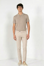 Torino City men's chino pants in wool twill slim fit