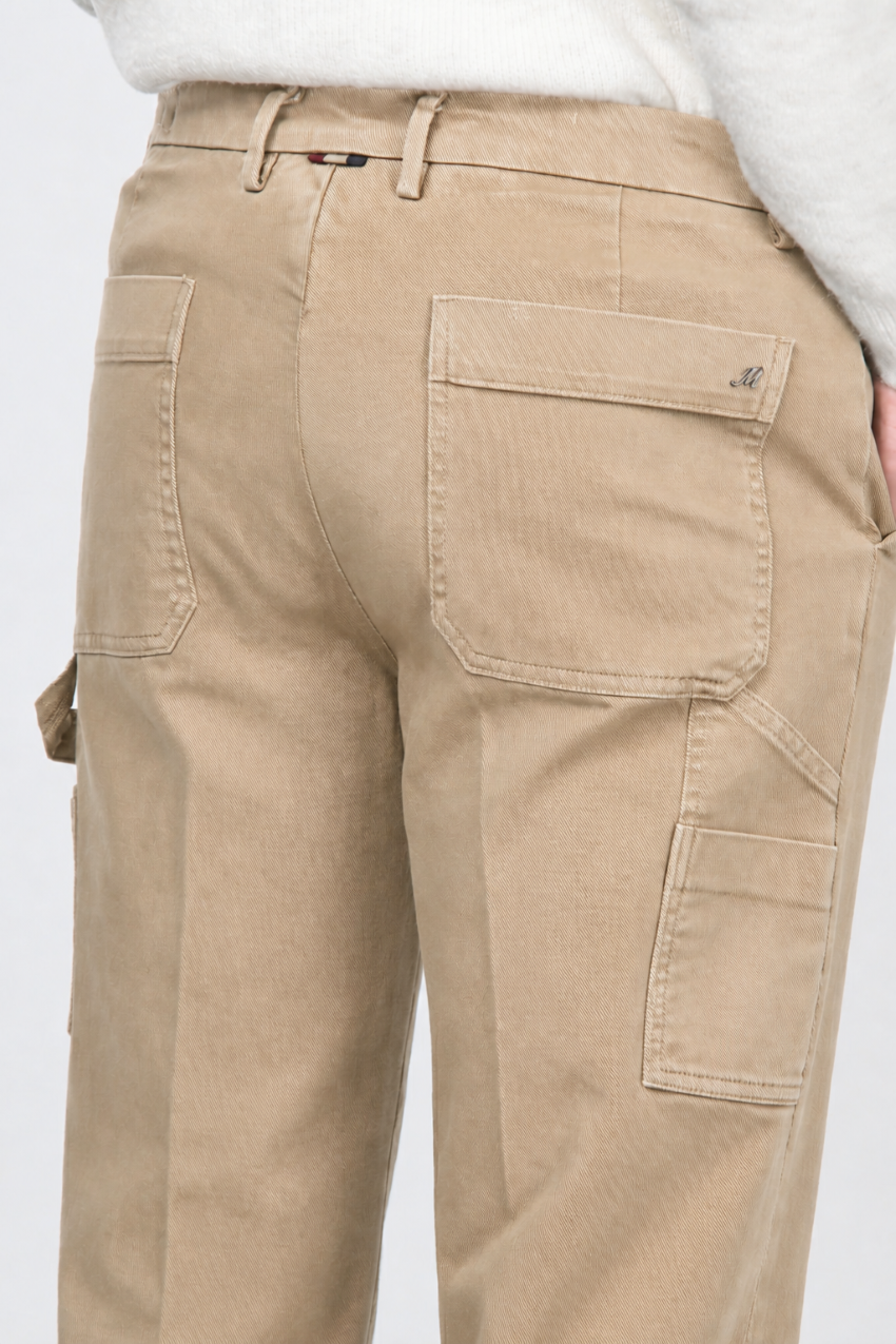 Square Work men’s chino pants in stretch bull with relaxed fit

