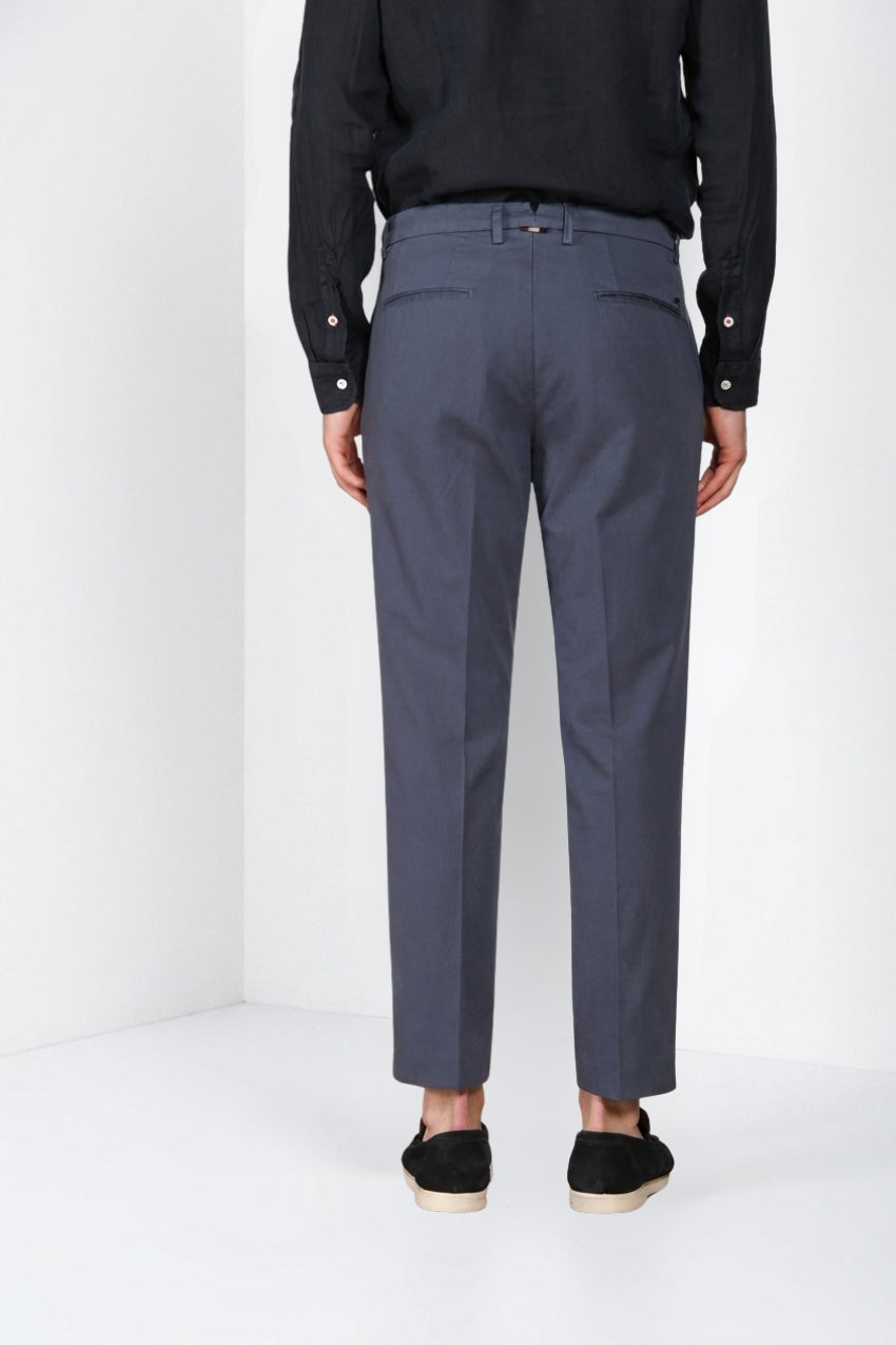 Boston pantalone chino uomo in cavallery stretch relaxed fit