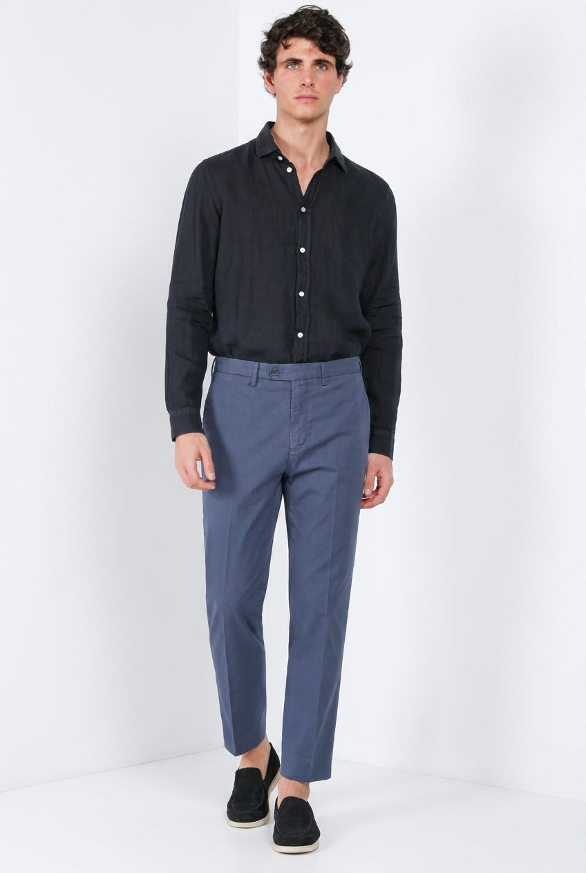 Boston pantalone chino uomo in cavallery stretch relaxed fit