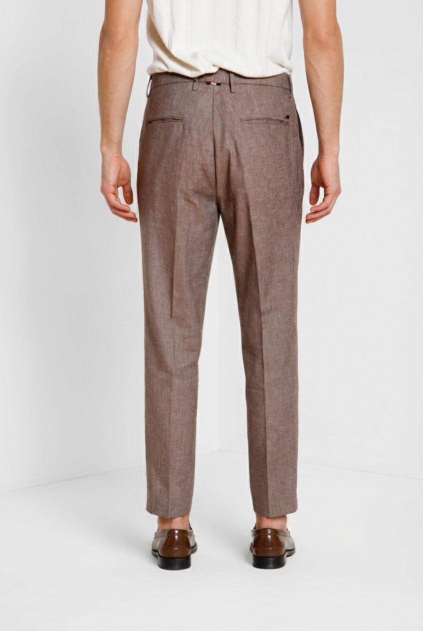 Boston pantalon chino homme en denim tissage diagonal relaxed fit