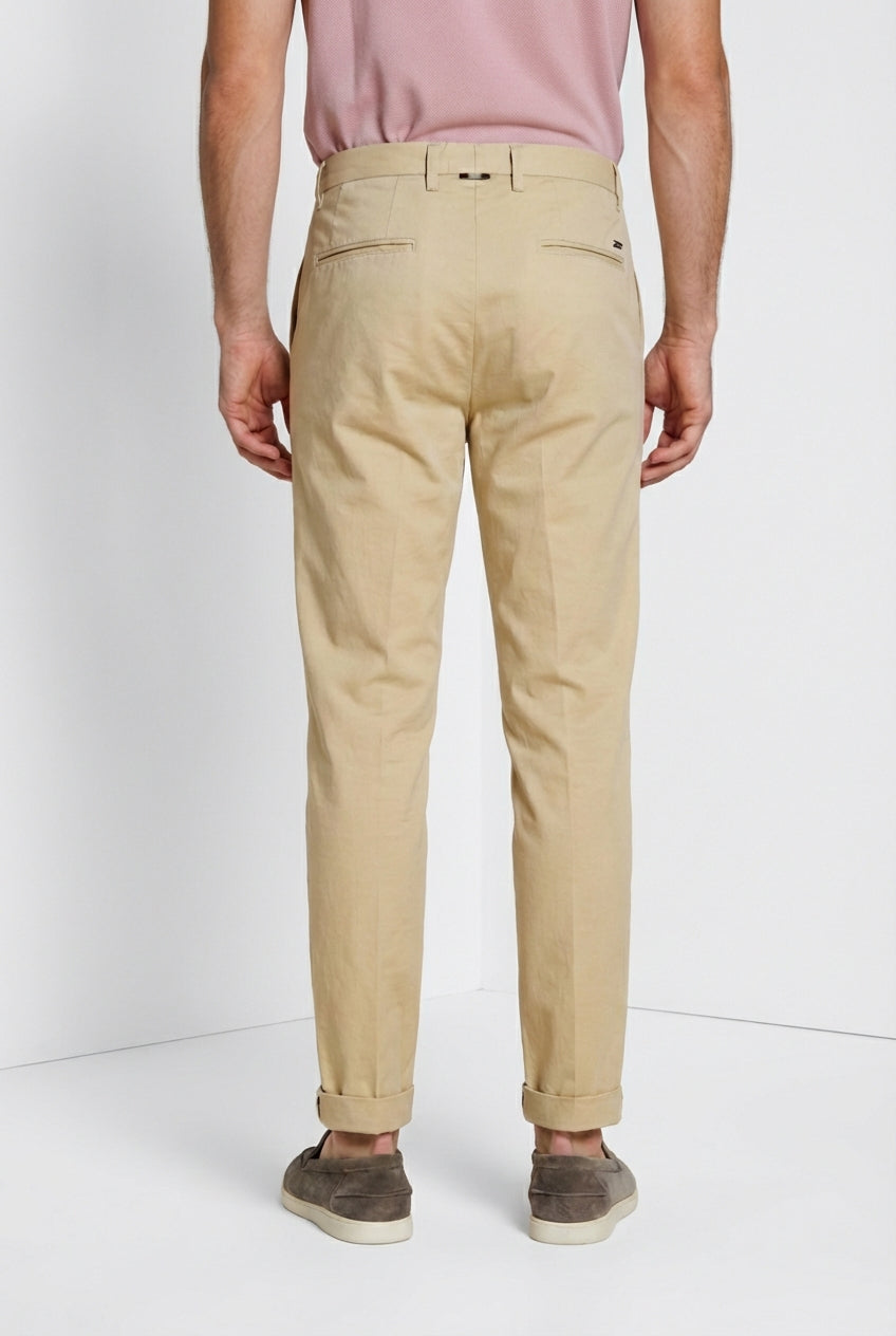 Boston pantalon chino homme en twill léger stretch relaxed fit