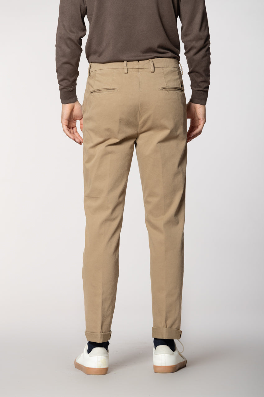 Boston Herren-Chinohose aus Baumwolle mit diagonalem Gewebe relaxed fit