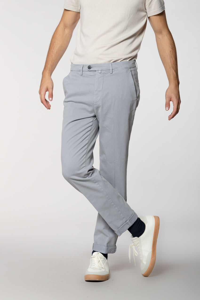 Boston Herren-Chinohose aus Baumwolle mit diagonalem Gewebe relaxed fit