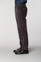 Boston pantalone chino uomo in velluto costa larga relaxed fit