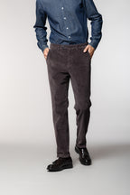 Boston pantalone chino uomo in velluto costa larga relaxed fit