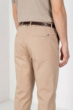 Boston pantalone chino uomo in twill leggero stretch relaxed fit